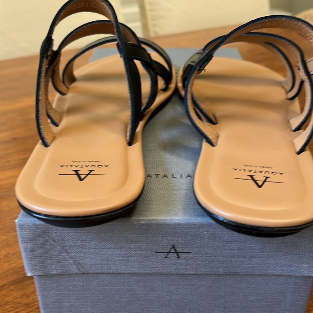 Aquatalia Abigayle Calfskin Sandal 8 - Picture 5 of 7